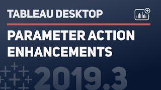 How to use new Parameter Actions aggregations in Tableau Desktop 2019.3 and newer.