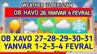 Uzbekistan! Ob havo Tashkent Yanvar oyi #weather #uzbekistan #tashkent