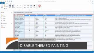 DevExpress WinForms Grid: Appearance Customization Overview