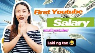 First Youtube Salary Reveal unang sahod sa youtube magkano nga ba, ubos agad 