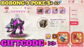 SPESIAL GIFTCODE FOR SUBSCRIBER  BORONG 9 POKEMON S+  POCKET INCOMING P-SERVER