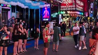 Night out on Walking Street Pattaya Thailand.