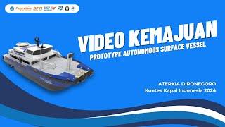 Video Kemajuan Prototype ASV - Aterkia Diponegoro - KKI 2024