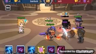 Pocket Heroes [PVP]: barduck VS kk5 (BRD team)