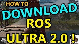 HOW TO DOWNLOAD EARLY RULES OF SURVIVAL ULTRA 2.0 !!