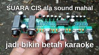 BUAT ide usaha,mic karaoke suara mantab dengan modul preamp mic ini.