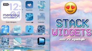 HOW TO STACK WIDGETS | IOS 14