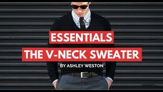 The V-Neck Sweater - Men's Wardrobe Essentials - Gray, Navy, Charcoal vneck