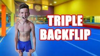 Triple Backflip done by 10 Years Old