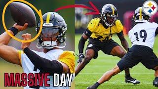 The Pittsburgh Steelers Look LOCKED In During Training Camp... | Steelers Training Camp News |