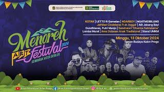 LIVE STREAMING MENOREH ART FESTIVAL 2024 | 13 OKTOBER 2024 | TAMAN BUDAYA KULON PROGO