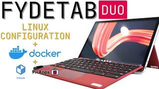 LINUX on a TABLET - Fydetab Duo Linux subsystem -How to install Apps Store, Docker and MORE! -FydeOS