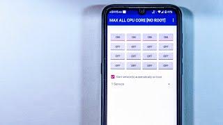 MAX ALL CPU CORE WITHOUT ROOT  THIS WAY WILL DAMAGE YOUR PHONE