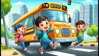 Bus on the Wheels | Fun Kids Song with Exciting Actions