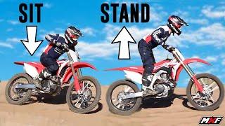 You NEED to Perfect This Motocross Technique  - Sitting to Standing Transition