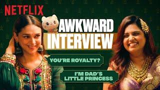 Aditi Rao Hydari & @aishmrj: AWKWARD INTERVIEWS, Heeramandi & Sanjay Leela Bhansali 