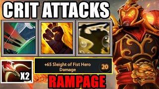 Double Crits Sleight Of Fist RAMPAGE | Ability Draft Dota 2