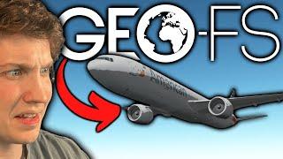 Playing GeoFS for the First Time... (Browser Flight Simulator)