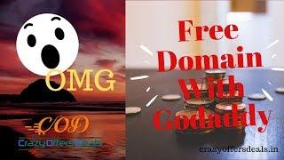 How To Get Free Domain Name With Godaddy - (For 1 Year)