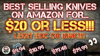 The Best Selling Knives on Amazon for $20 or less!!