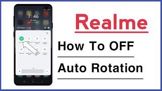 Realme Phone Auto Rotate OFF