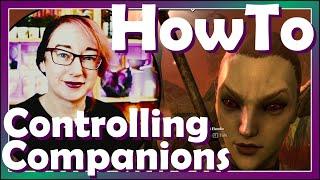 Controlling your Companions! | ESO Blackwood | ESO How To | Icy Talks 20210615