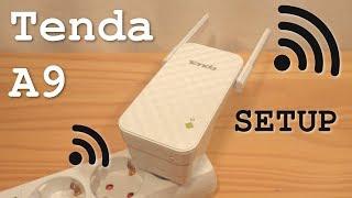 Tenda A9 Wi-Fi Extender • Unboxing, installation, configuration, test