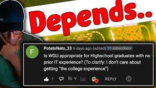 Is WGU good for new High School Graduates? #shorts