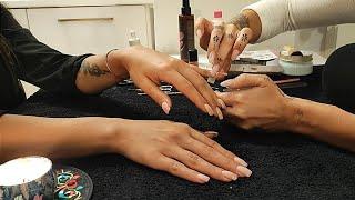 ASMR ita roleplay  Manicure rilassante realistica  (Whispering lento) Nails salon ‍️#asmr