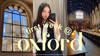 My First Week at Oxford  moving in, charity ball, studying, freshers week