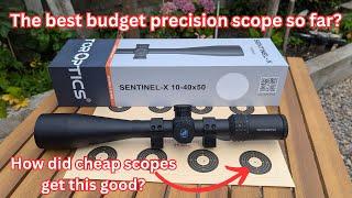 Vector optics sentinel x 10-40x50. When did budget scopes get this good? Best in class..