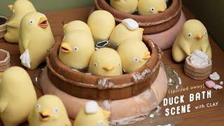 I made the DUCK BATH SCENE diorama from Spirited Away with clay | Studio Ghibli