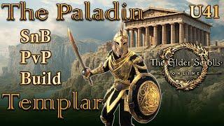 The Paladin - Hybrid Sword N Board Magplar - PvP Build ESO U41