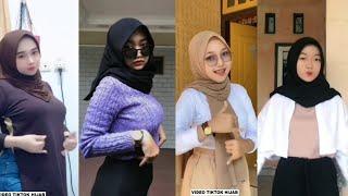 VIDEO TIKTOK CEWEK HIJAB CANTIK IMUT‼️