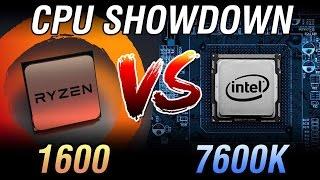 Ryzen 5 1600 vs i5 7600K Showdown - Price to Price Comparison!