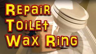 Leaky Toilet Repair - Wax Ring Replacement