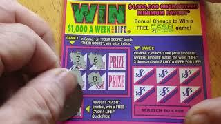 $2 win for life from the NY Lottery