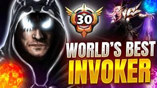 Is THIS man the World's Best Invoker in Dota 2?! LVL 30 Grandmaster Invoker Spammer