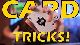 3 EASY Card Tricks YOU Can LEARN In 5 MINUTES! part 3 - day 111