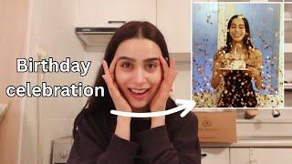 Birthday with friends and unboxing احتفال عيد ميلادي وفتح هدايا وترتيب