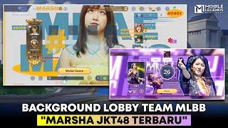 Latest Marsha JKT48 Mobile Legends Team Lobby Backgroud | Background Match ML