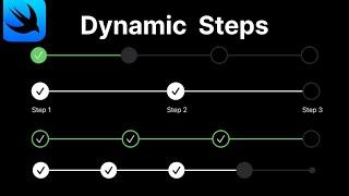 SwiftUI : Dynamic  Multi Step Progress Bar