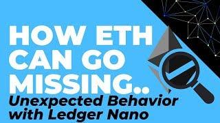 One way Eth can go Missing: Unexpected Behavior with Ledger Nano Wallet. (Derivation Path Issues)