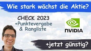 Nvidia Aktienanalyse 2023: Wie stark wächst Gewinn/Umsatz? (+günstig bewertet?)