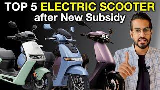 Top 5 Electric Scooters After New Subsidy Best Electric Scooter in India | by Abhishek Moto