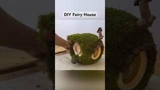 DIY Fairy House - built with recycled & natural materials. Full DIY tutorial on my YouTube channel.