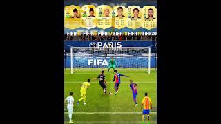 Neymar Penalty Kicks Evolution From FIFA 15 To FIFA 20 #penaltykick #neymarjr #fc25 #fifa20 #fifa15