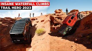 INSANE JEEP WATERFALL CLIMBS IN SAND HOLLOW AT TRAIL HERO | CASEY CURRIE VLOG