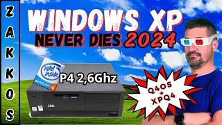 Windows XP Never Dies - Install Linux Q4OS e XPQ4 on Northwood 2,6 Ghz