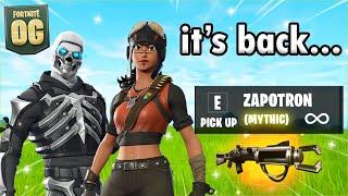 OG Fortnite is BACK and it's INSANE